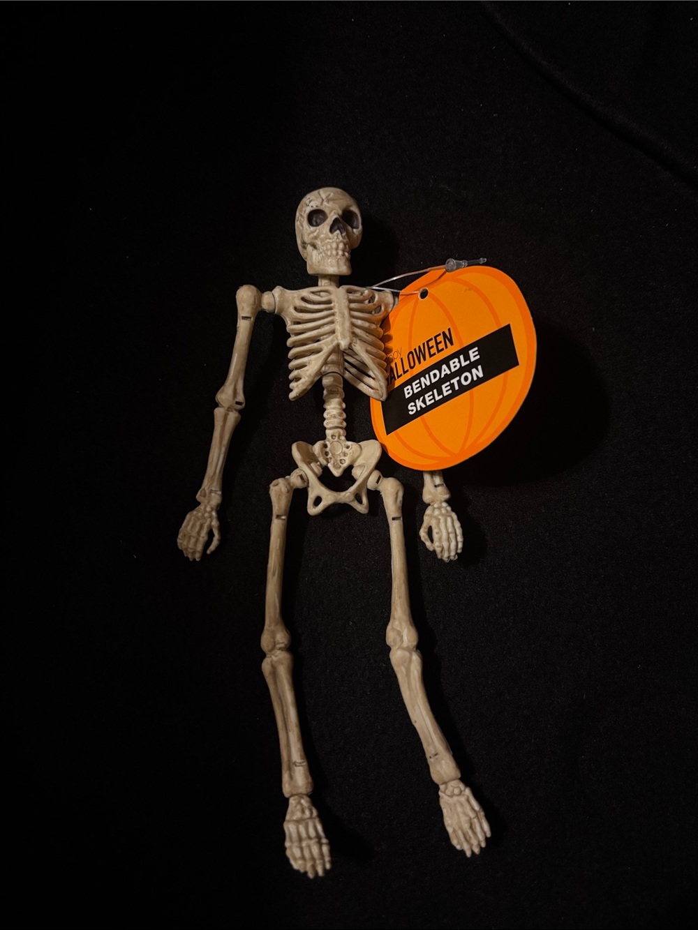 Halloween Decorations Bendable Skeleton Small Figurine